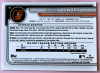 2024 Topps | Bowman | MLB | Colton Cowser No.31 | Orioles