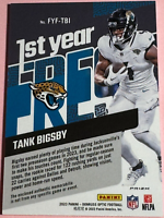 23 Panini | Donruss | Tank Bisby #FYF-TBI | Jaguars | Blue Hyper FY Fresh | RC