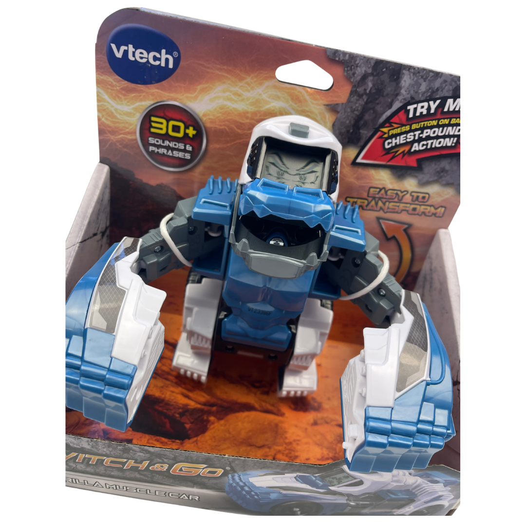 VTech Switch & Go Gorilla Muscle Car - Roaring Transformations!