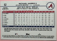 2024 Tops | Chrome | Baseball | Michael Harris II #52 | Braves