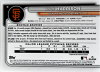 2024 Topps | Bowman | MLB | Kyle Harrison No.11 | Giants | Rookie Card