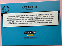 2024 Panini Donruss Racing |  Kaz Grala #111 | Retro 91