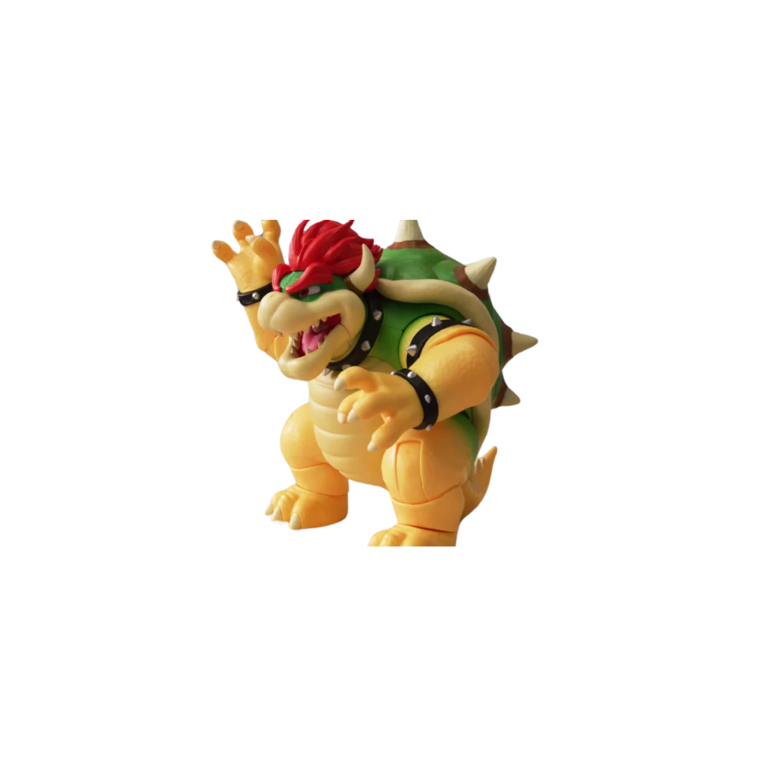 Nintendo The Super Mario Bros. Movie Bowser Figure with Fire Breathing Effect