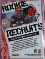 23 Panini | Donruss Optic NFL | Dorian Thompson-Robinson #6 | Browns | Rookie