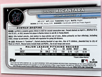 2024 Topps | Bowman | MLB | Sandy Alcantara No.8 | Marlins-2.50