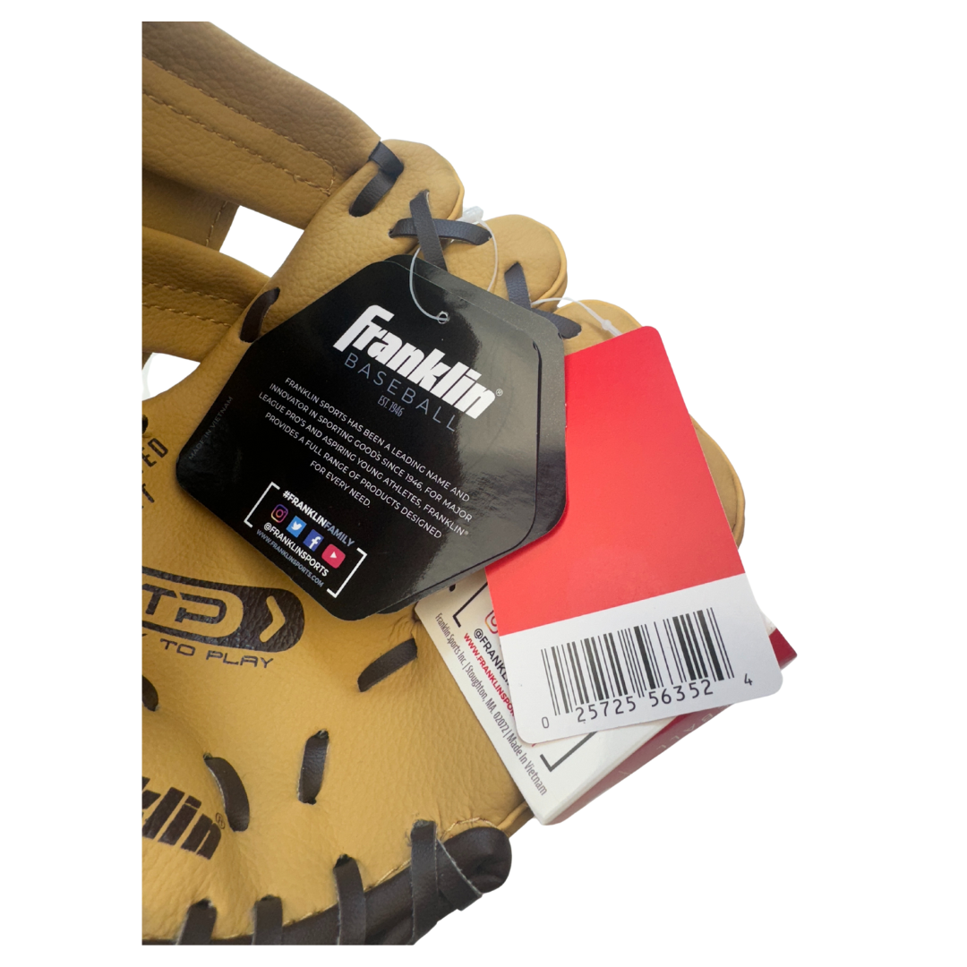Franklin 8.5" Tee-Ball Baseball Glove - Perfect for Young Stars!