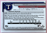 2024 Topps | Bowman | MLB | Corey Seager No.24 | Rangers