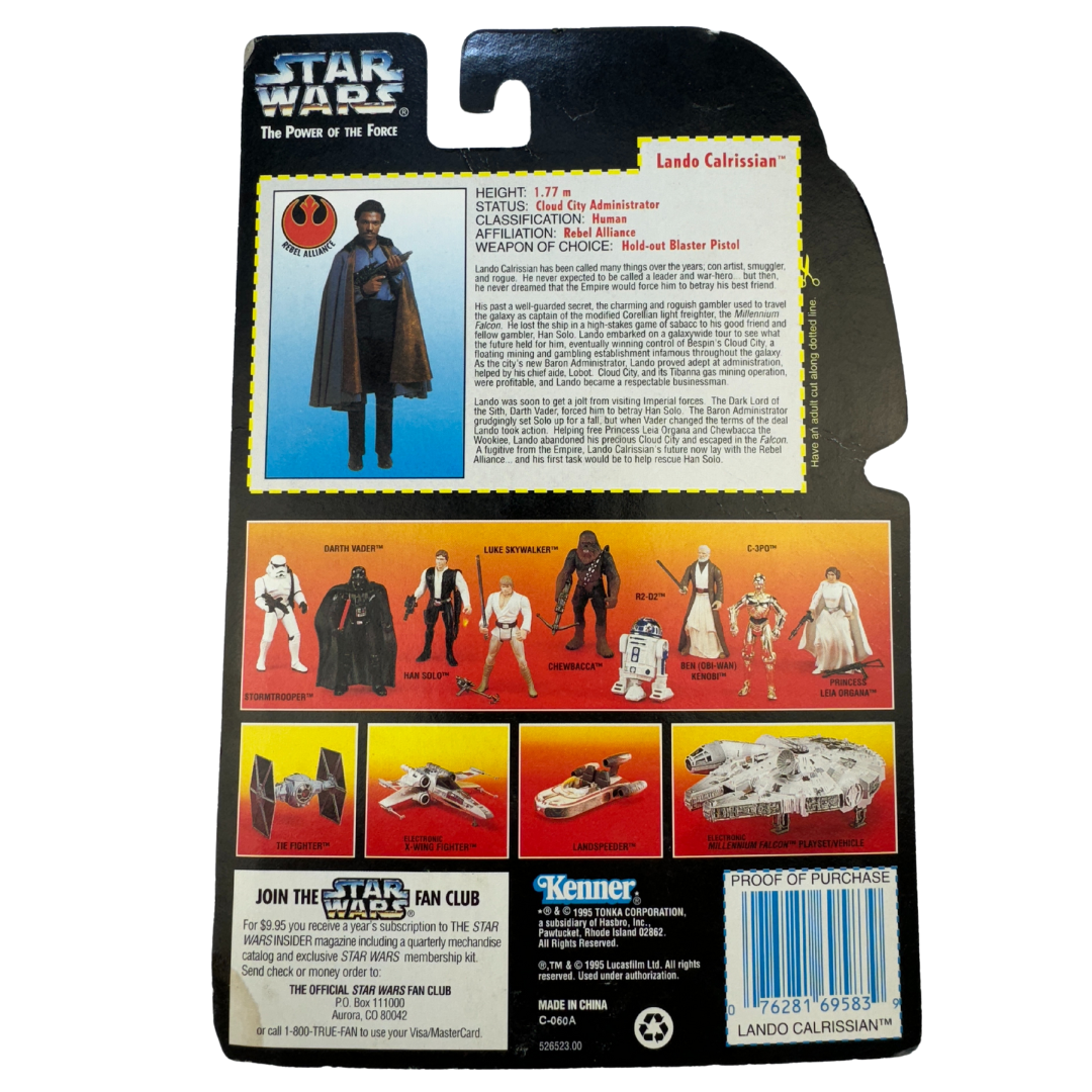 1995 Star Wars Lando Calrissian Action Figure - Power of the Force