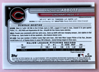 2024 Topps | Bowman | MLB | Andrew Abbott No.70 | Reds