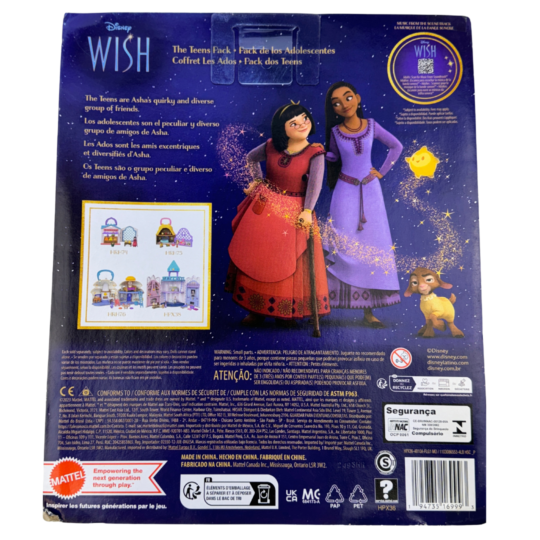 Disney Wish: The Movie - Teens Pack Collectible by Mattel