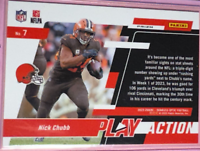 23 Panini | Donruss Optic NFL | Nick Chubb #7 | Browns | Holo Play Action