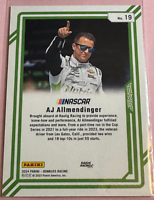 2024 Panini Donruss Racing |  Aj Allmendinger #19 | Denominators Blue Ice 05/35