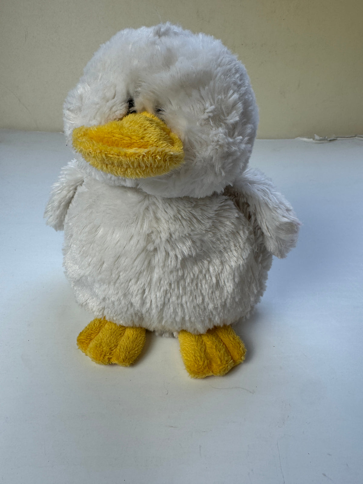 332 - Ganz Webkinz Duck White 9” Plush Yellow Feet Yellow Beak HM148 NO CODE