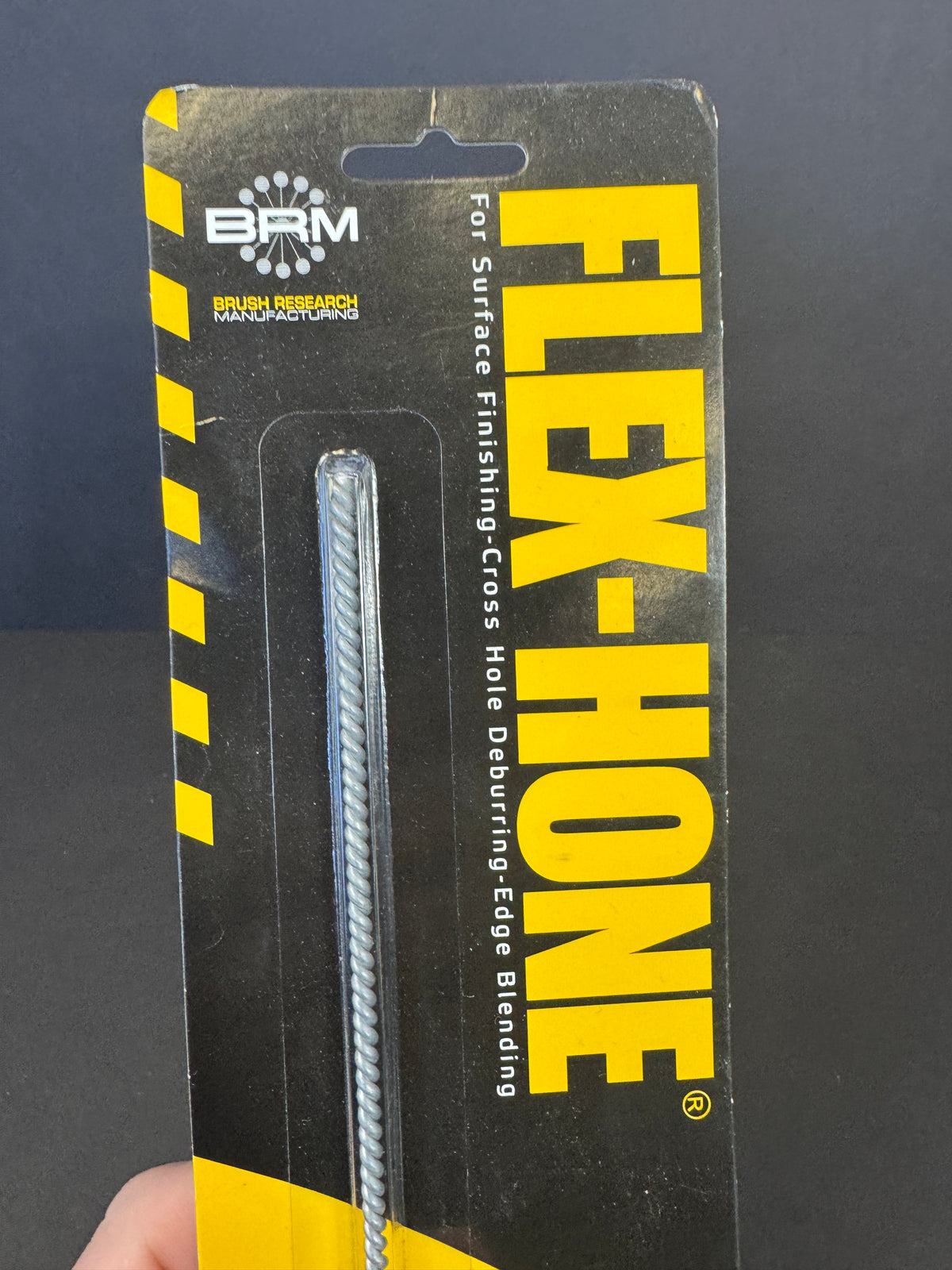 FLEX-HONE BC10M12, 10 Diameter Silicon Carbide 120 Grit, 2.5