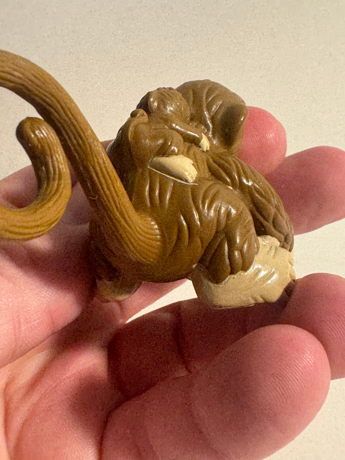 461 - fisher price monkey And Baby Brown Animal 2” Figure 1998 Vintage