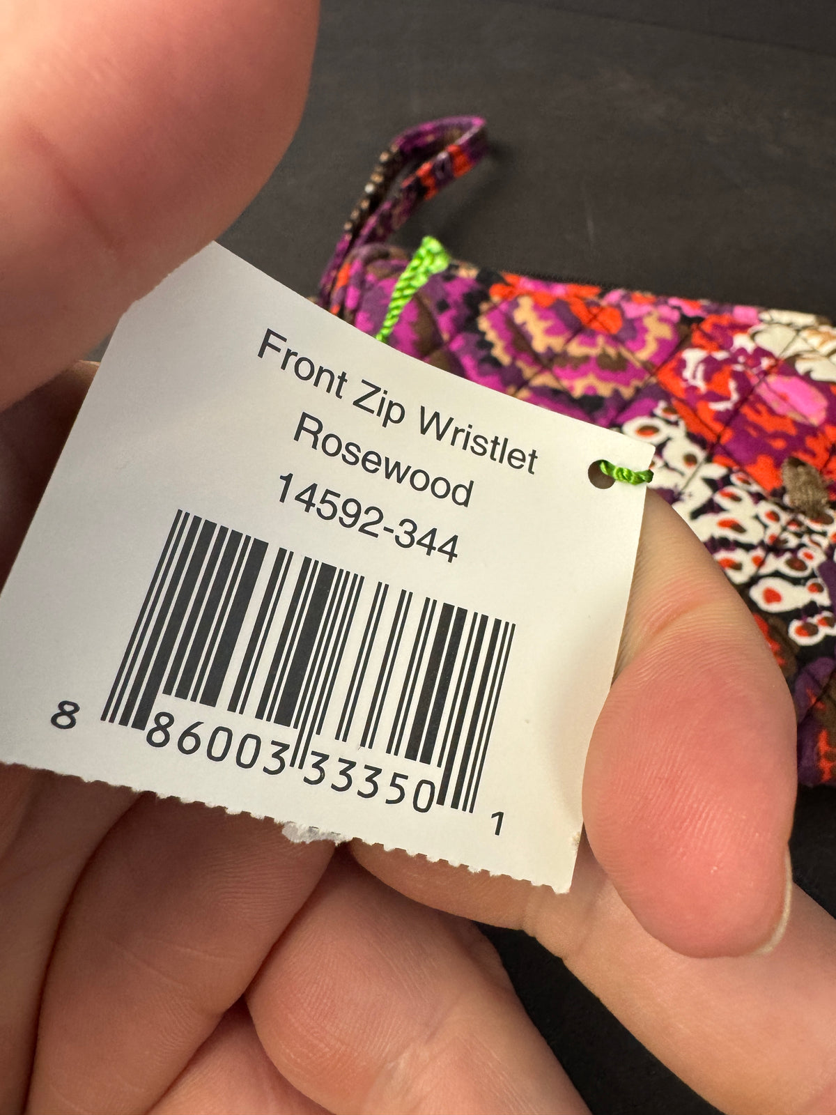 Vera Bradley Front Zip Wristlet