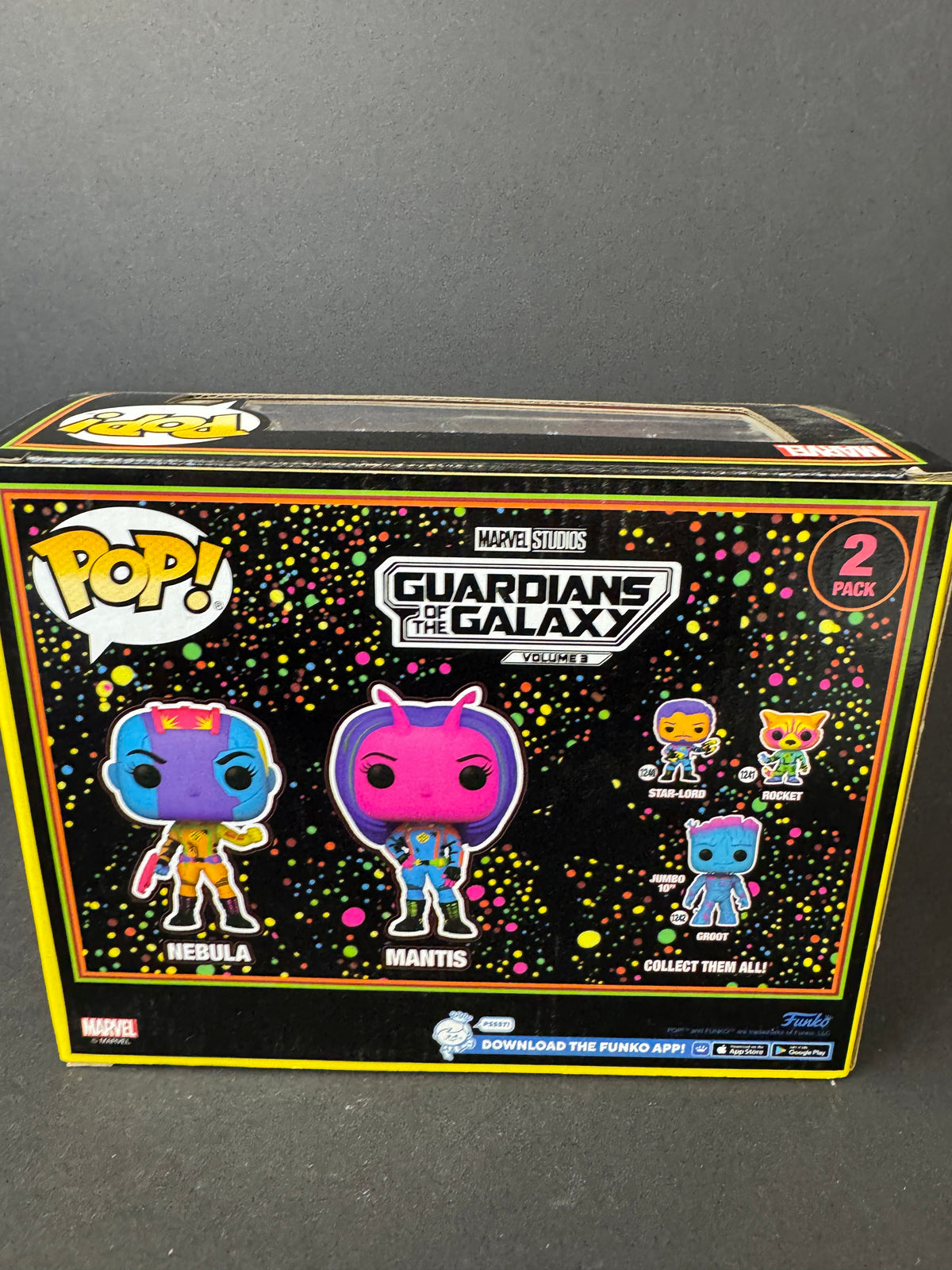 Funko POP! Guardians of the Galaxy Nebula & Mantis Blacklight Target Exclusive!!
