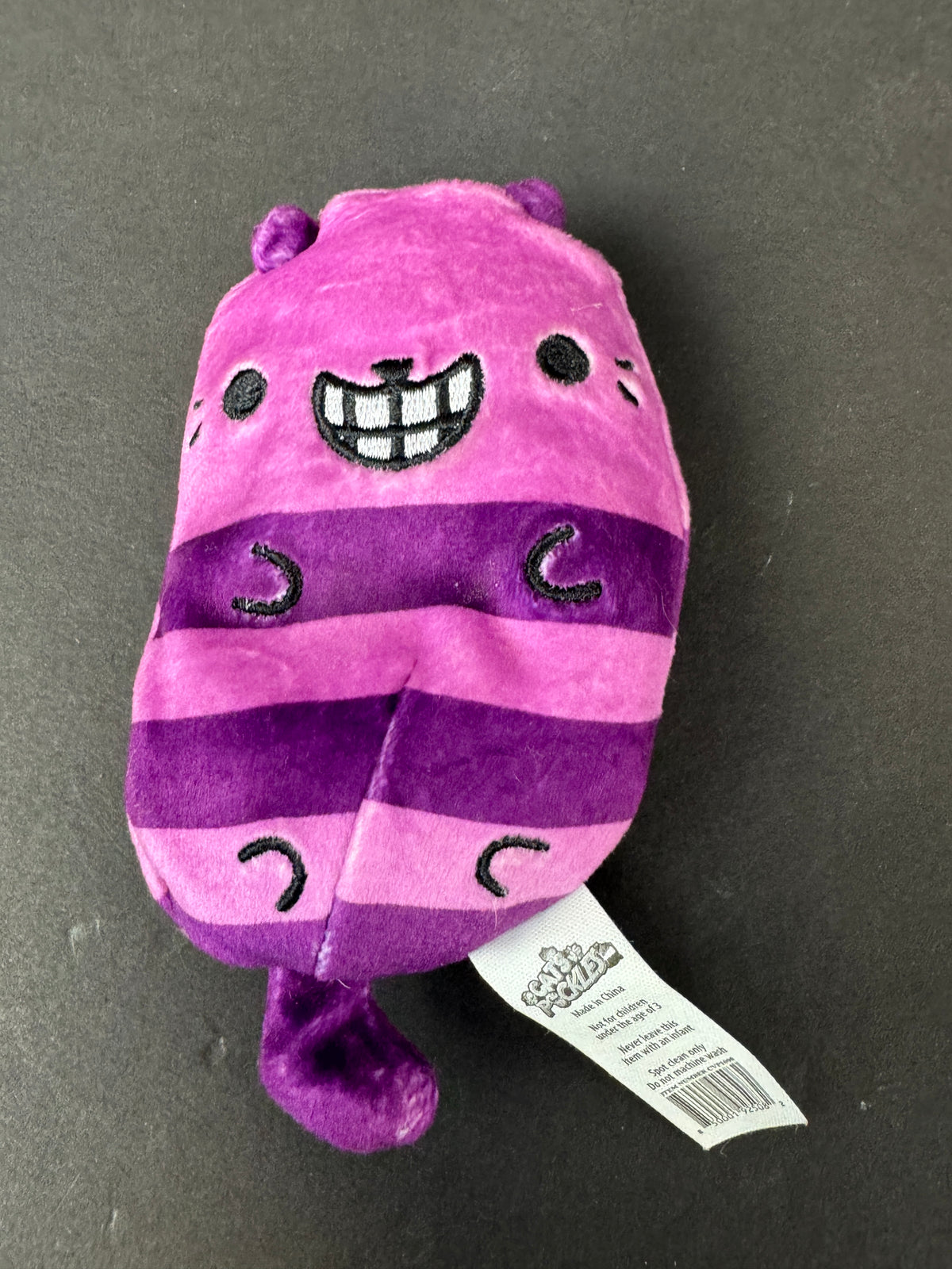 575 - Cats VS Pickles - #143 Cheshire 4" Bean Plush - Unboxed No tag