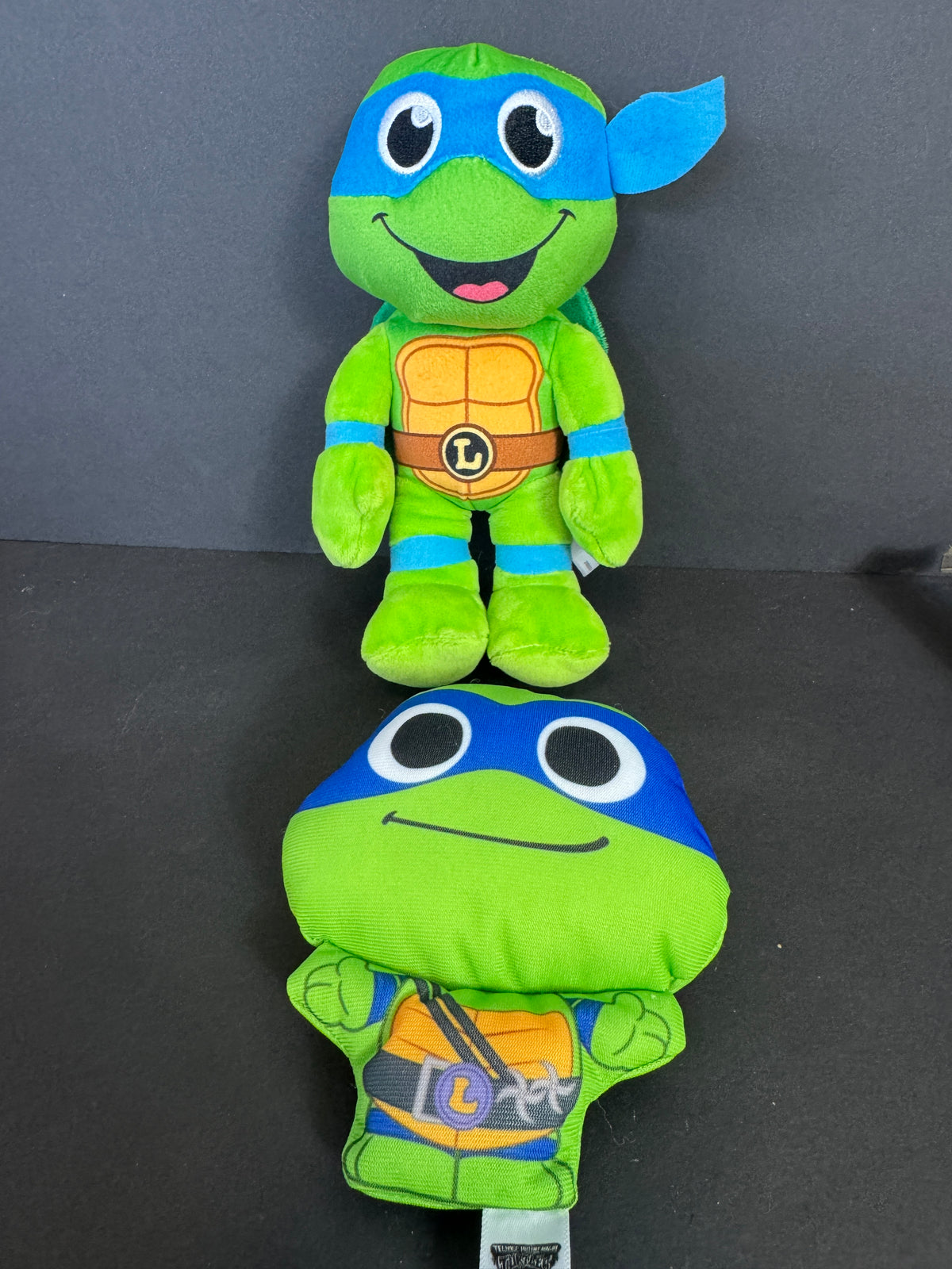 228 - Leonardo TMNT- Legend Toys, 7.5", and small 4”, bundle deal Green & Blue