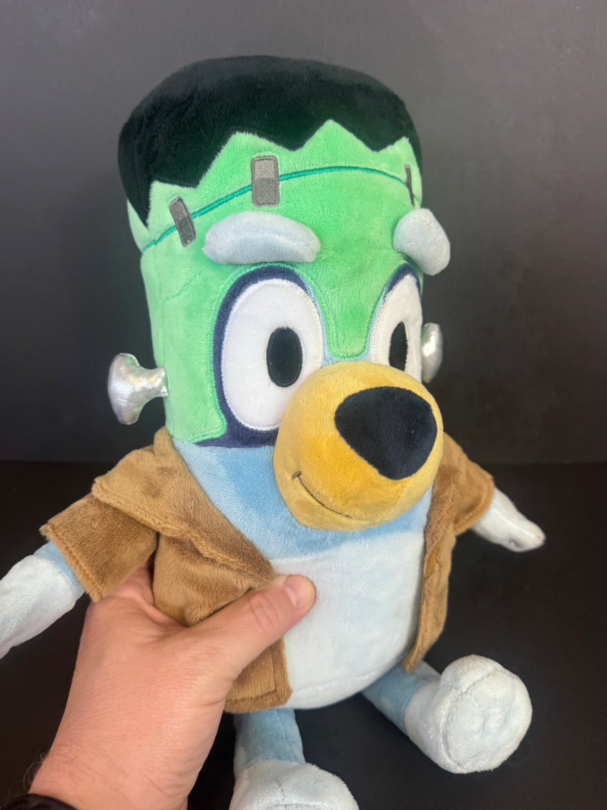 502 - large Halloween Bluey in Frankenstein Costume Plush Plushie Toy