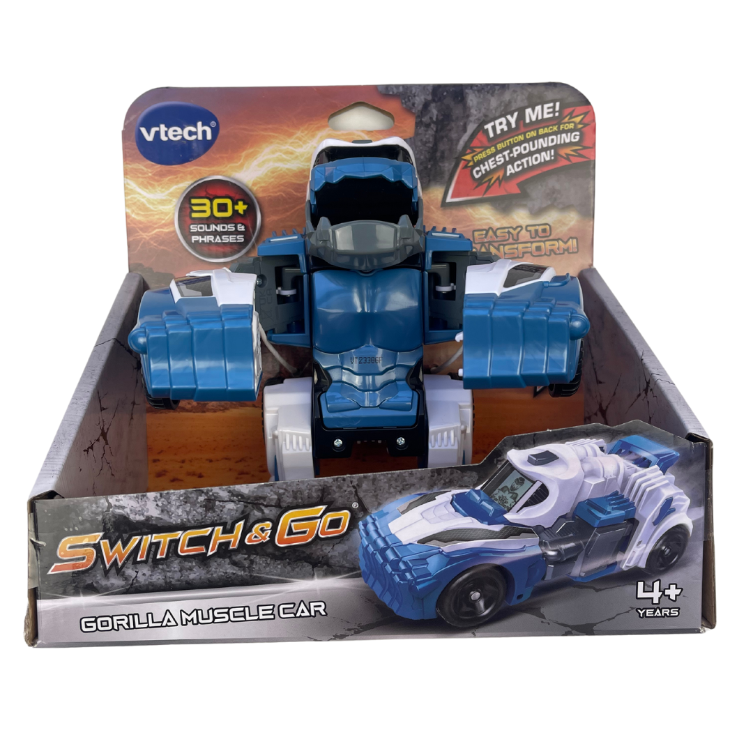 VTech Switch & Go Gorilla Muscle Car - Roaring Transformations!