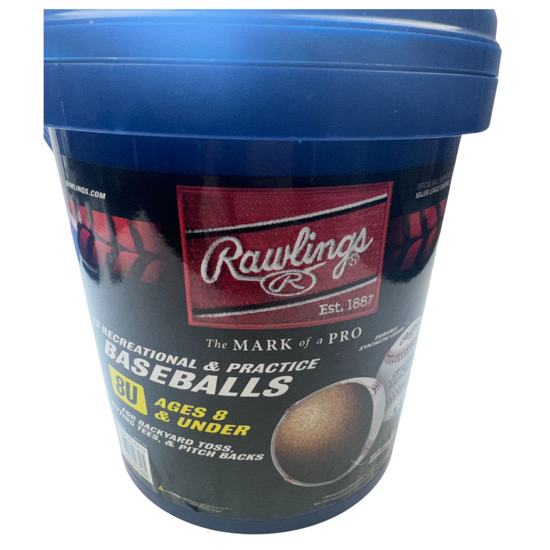 Rawlings 12-Pack Recreation & Practice Baseballs - Official Size & Weight