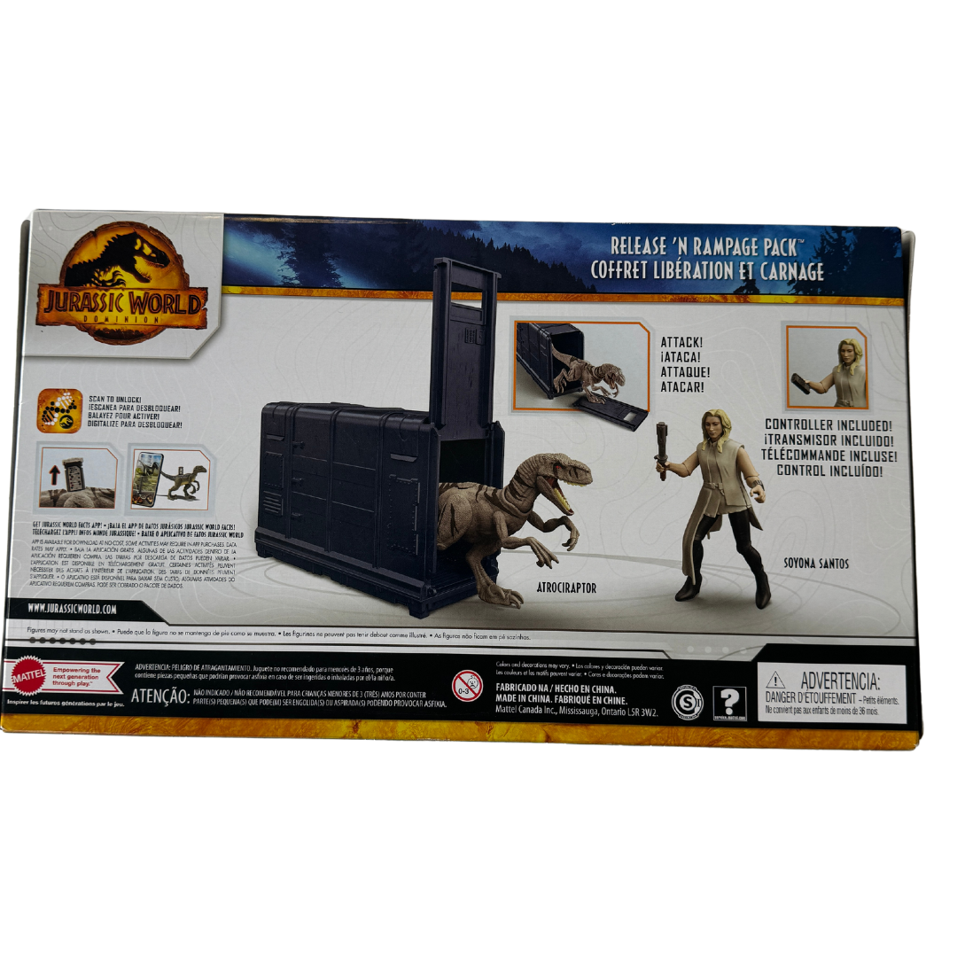 Jurassic World Dominion Release 'N Rampage Pack - Brand New - Limited Edition Collectible