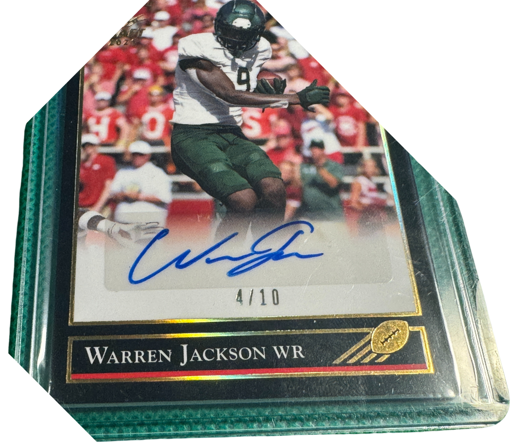 2021 Leaf Football Warren Jackson BG-WJ1 WR Auto /10