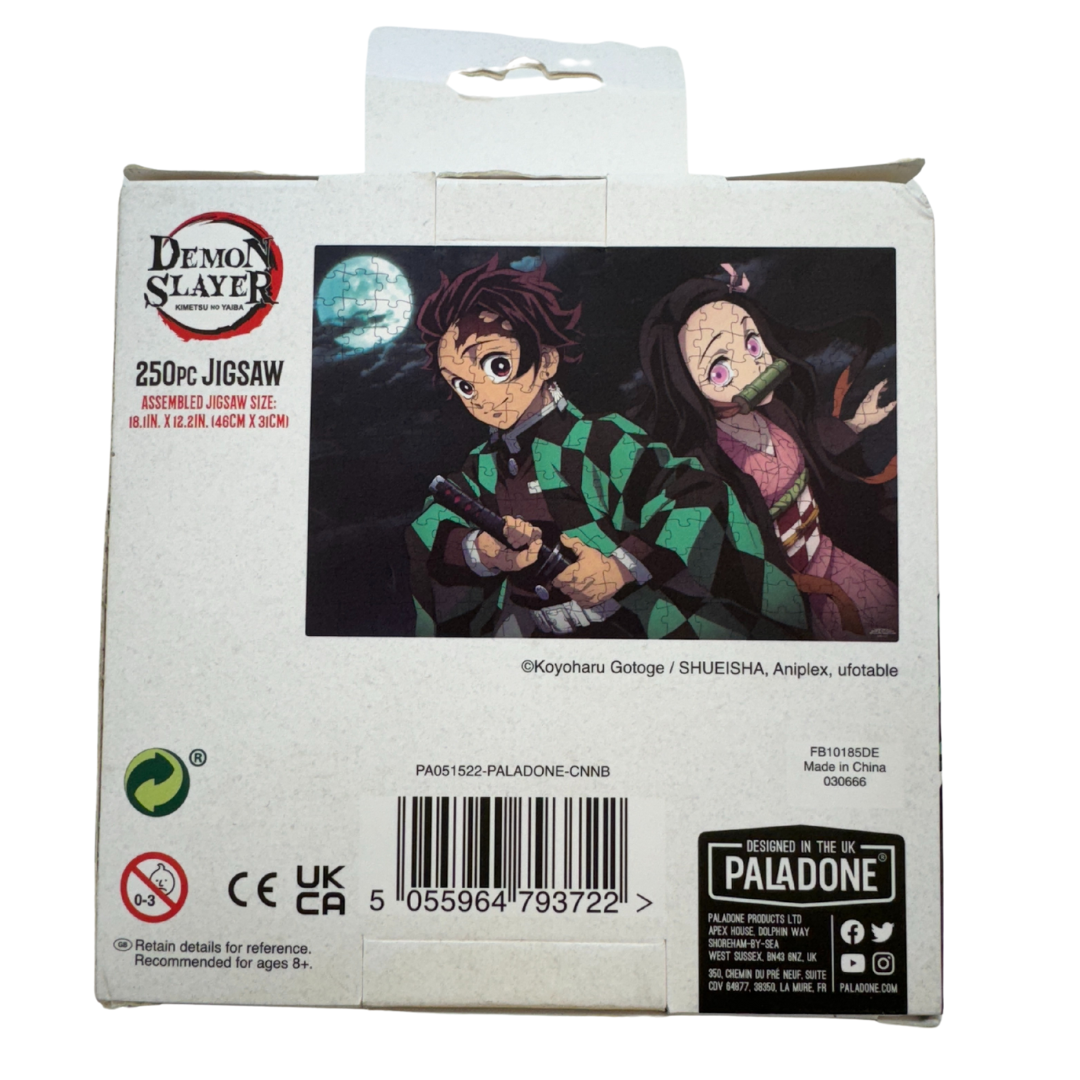 Demon Slayer Jigsaw Puzzle - 250 Pieces in Metal Storage Tin