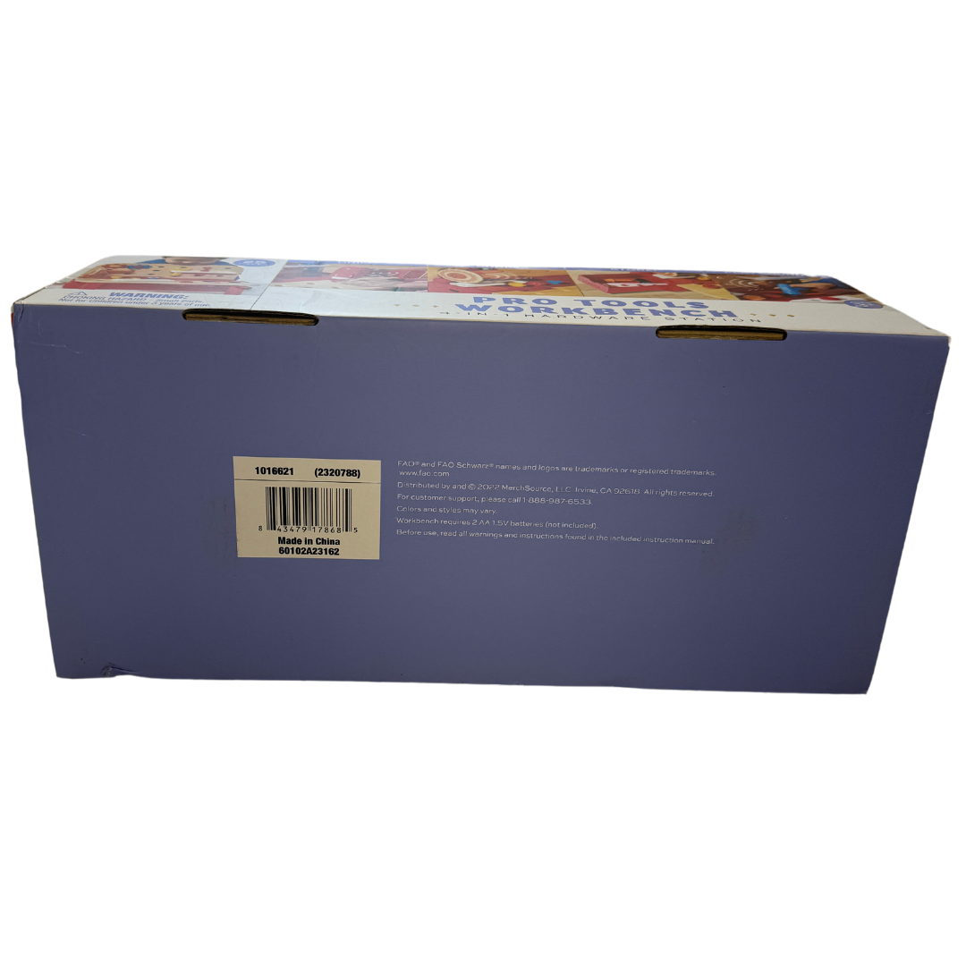 FAO Schwarz Pro Tools Work Bench - Kids' Pretend Play Toy with Authentic Tools and Accessories - Spark Creativity and Imagination!