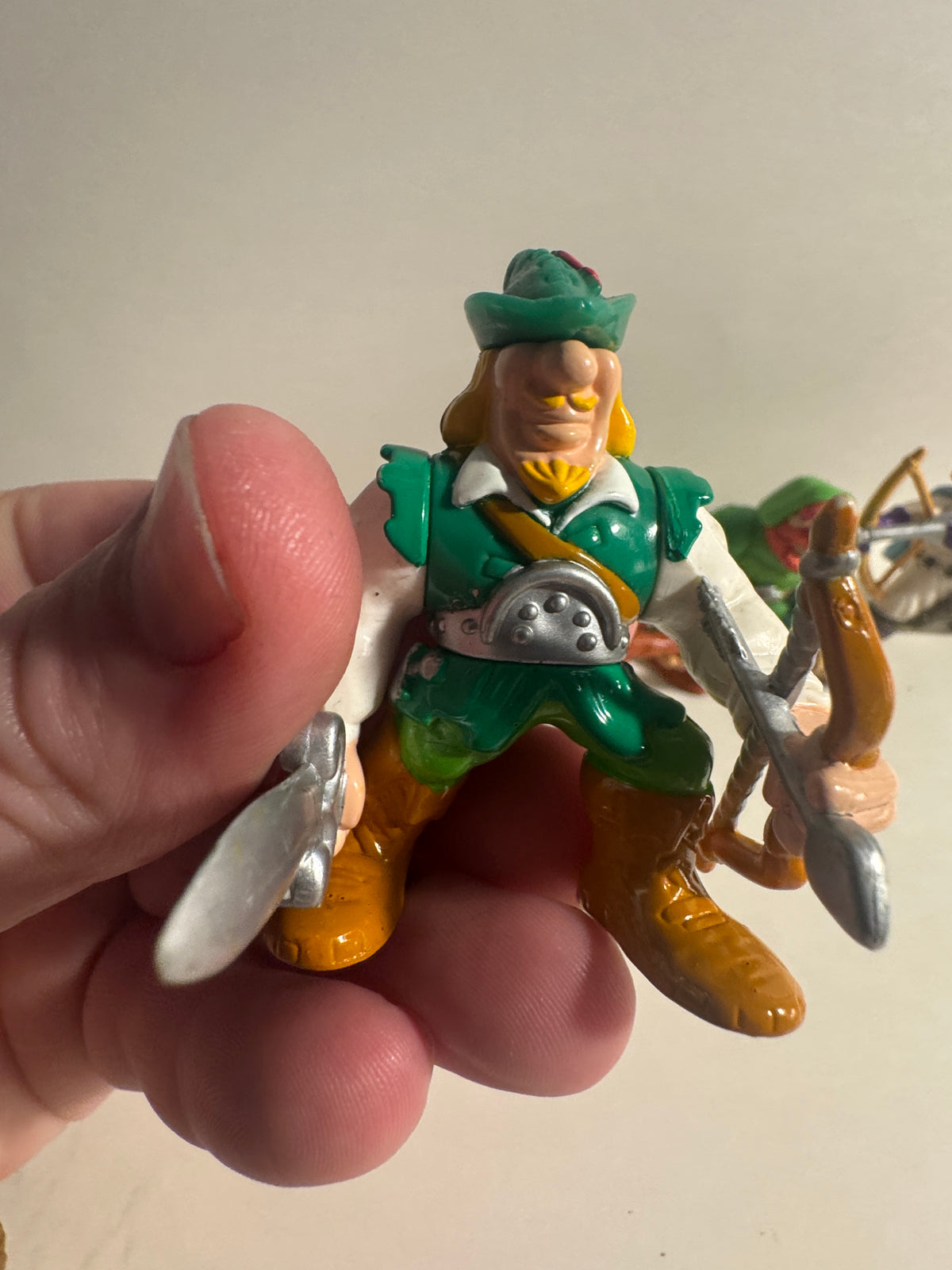 329 - Vtg FISHER PRICE GREAT ADVENTURES ROBINHOOD FOREST 1998 4 total