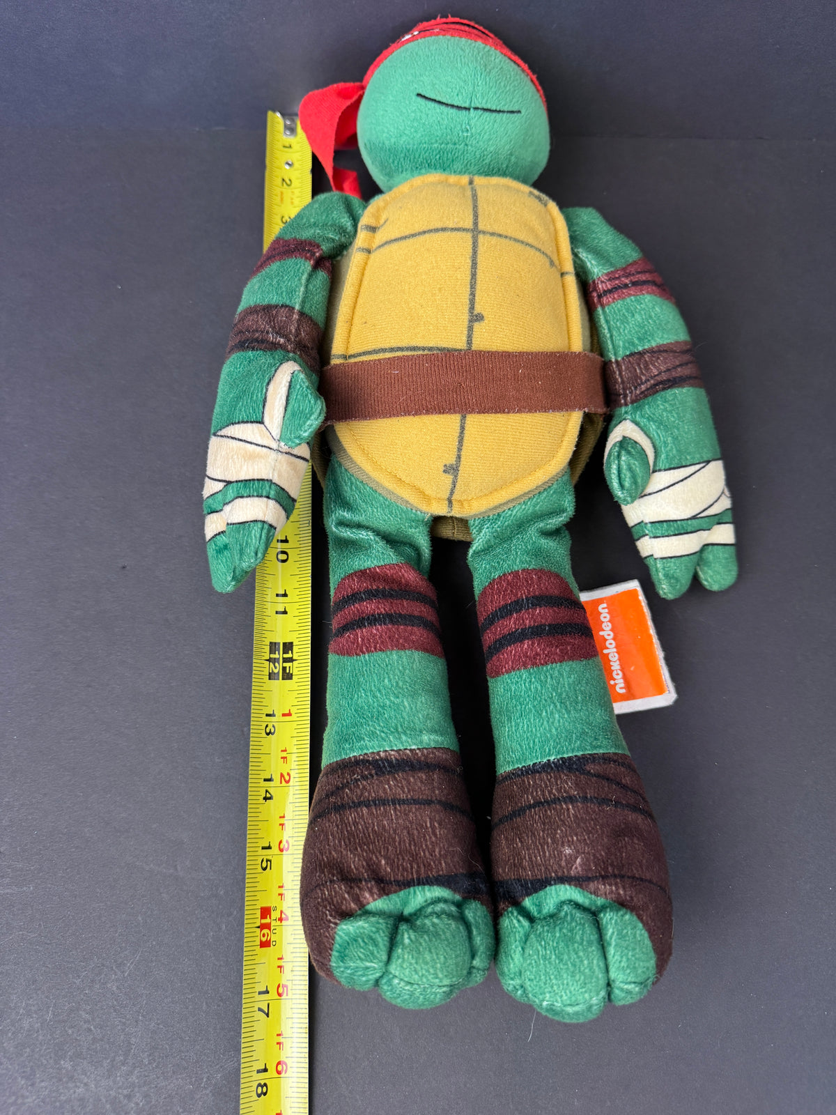 552 - Nickelodeon Teenage Mutant Ninja Turtles Raphael 16" Plush TMNT 2014