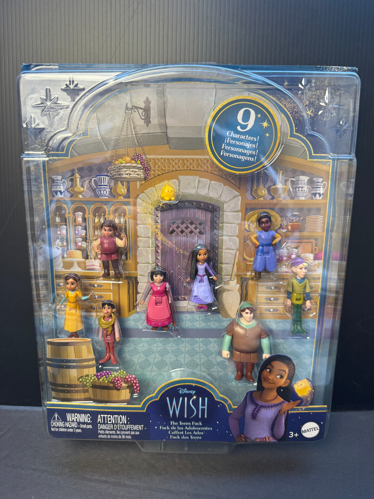 Mattel 2023 Disney Wish The Teens Pack (9 Figure Character Pack) Brand New