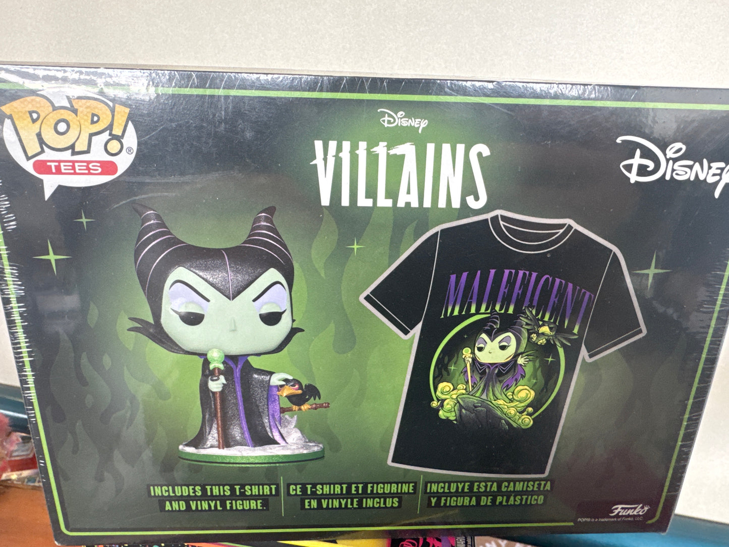 Disney villains pop! Tees maleficent small shirt