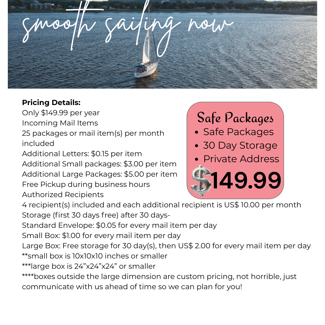 Safe Packages Annual Mailbox Service | Local Only