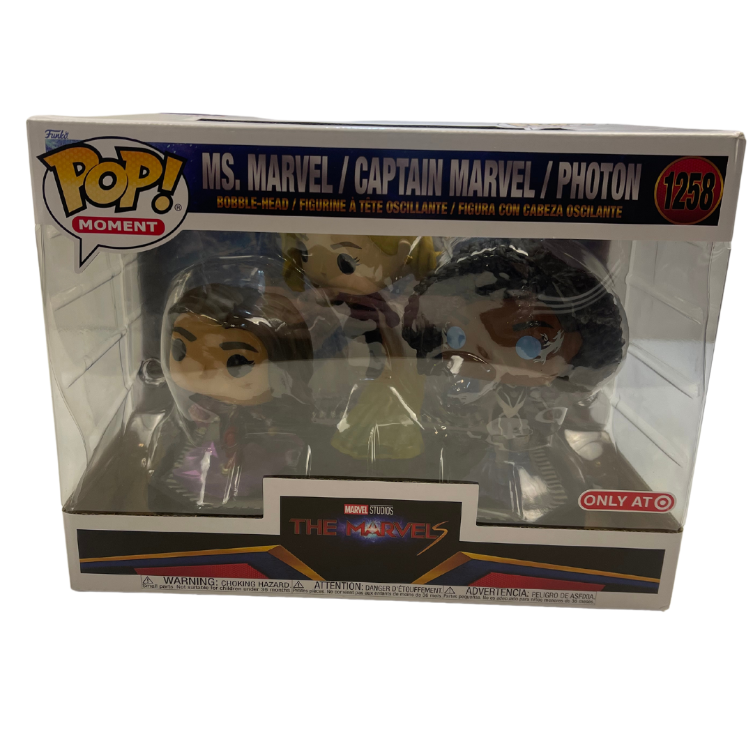 Marvel Studios' The Marvels Funko Pop! Moment - Heroic Trio Collection! #1258