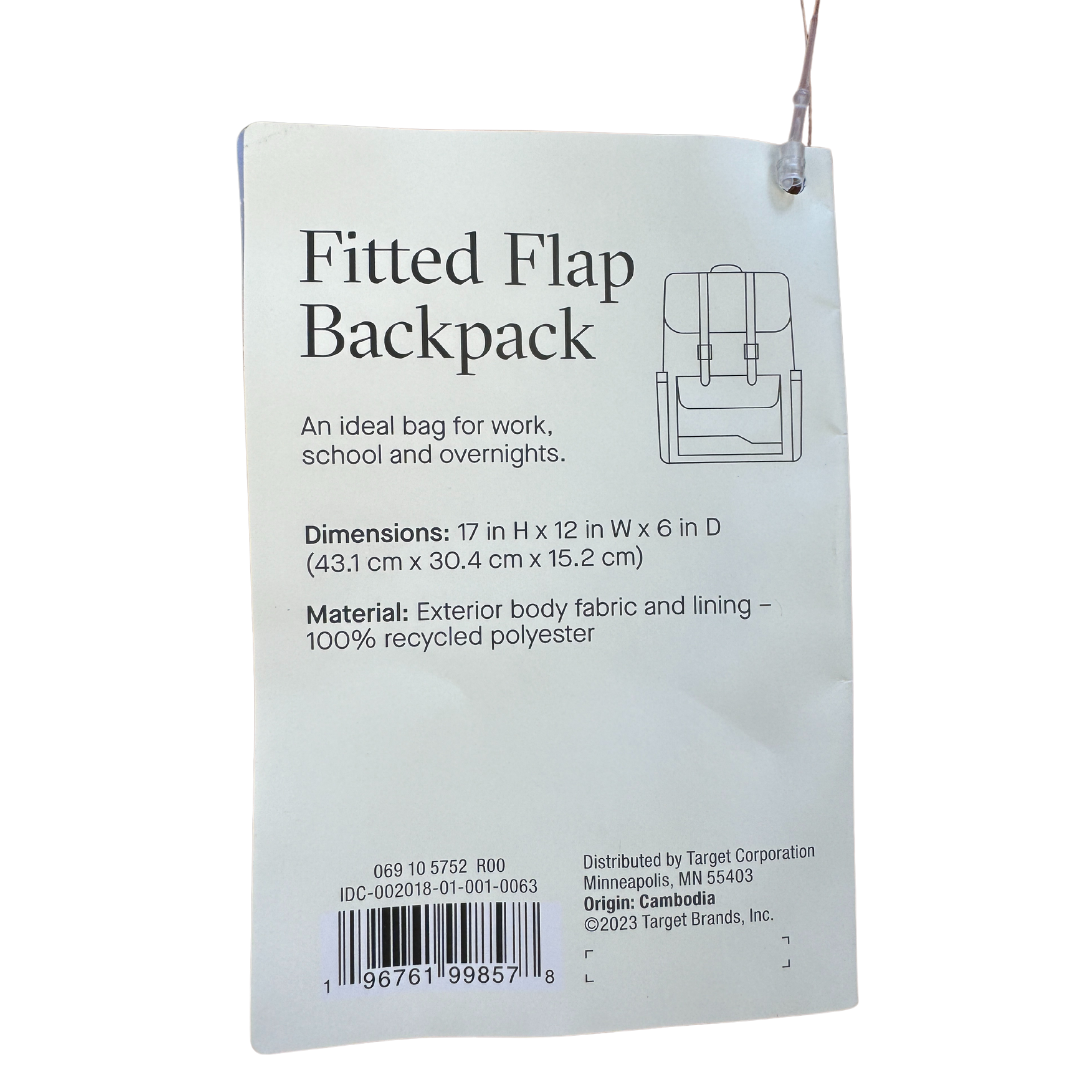 Fitted Flap Backpack: Versatile Style for Every Journey!