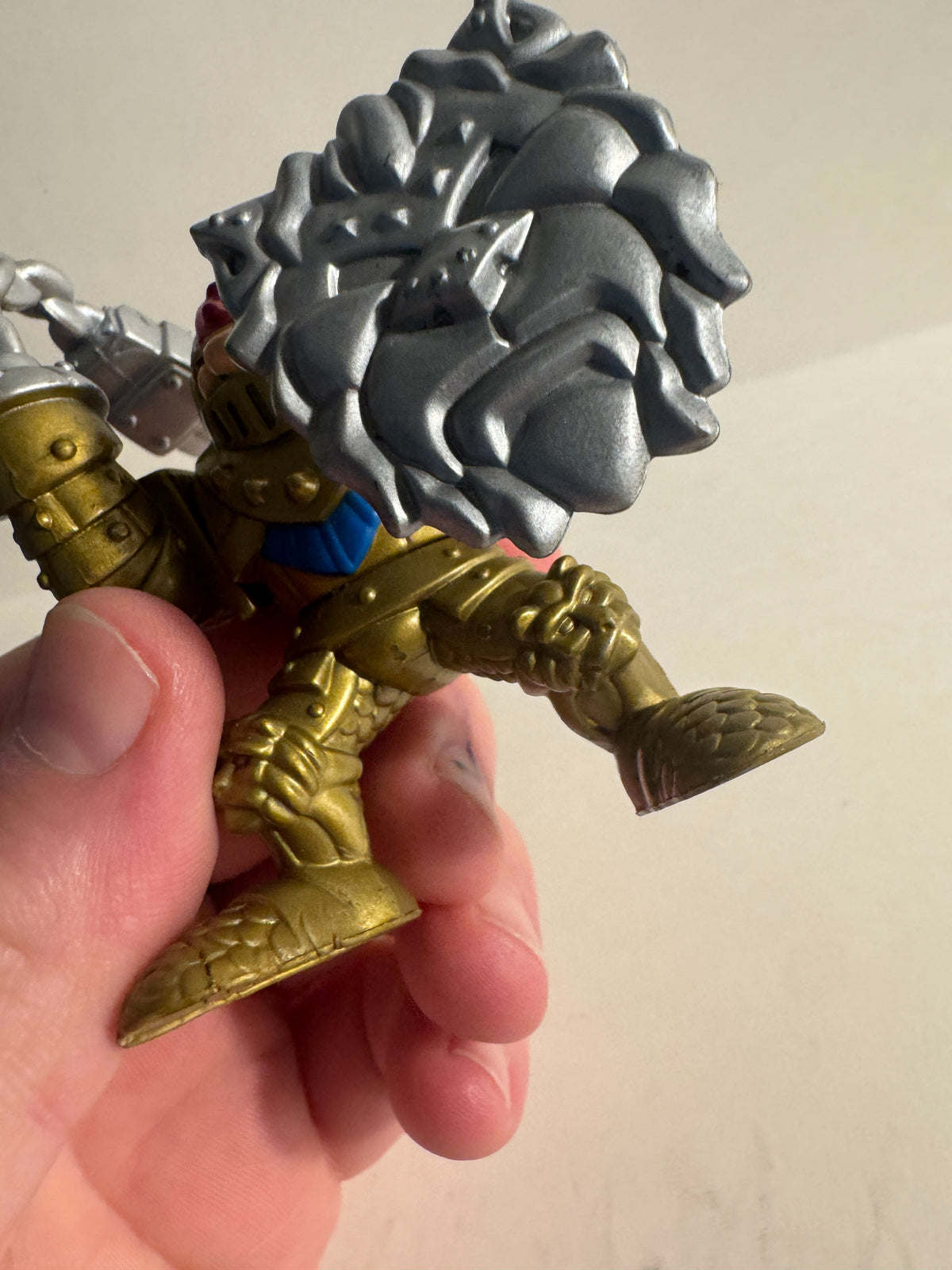 523 - Fisher Price Great Adventures Gold Knight Flail And Shield Large