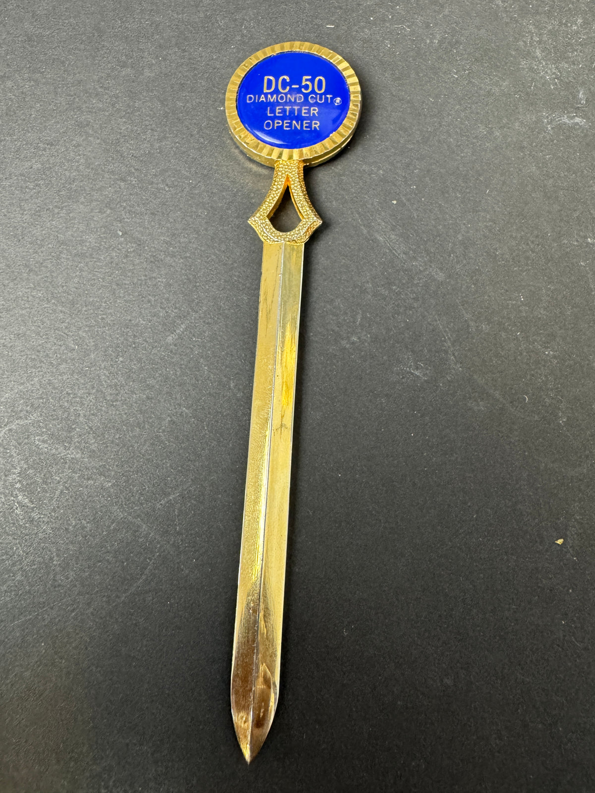 487 - letter opener city employees credit union DC – 50 diamond cut