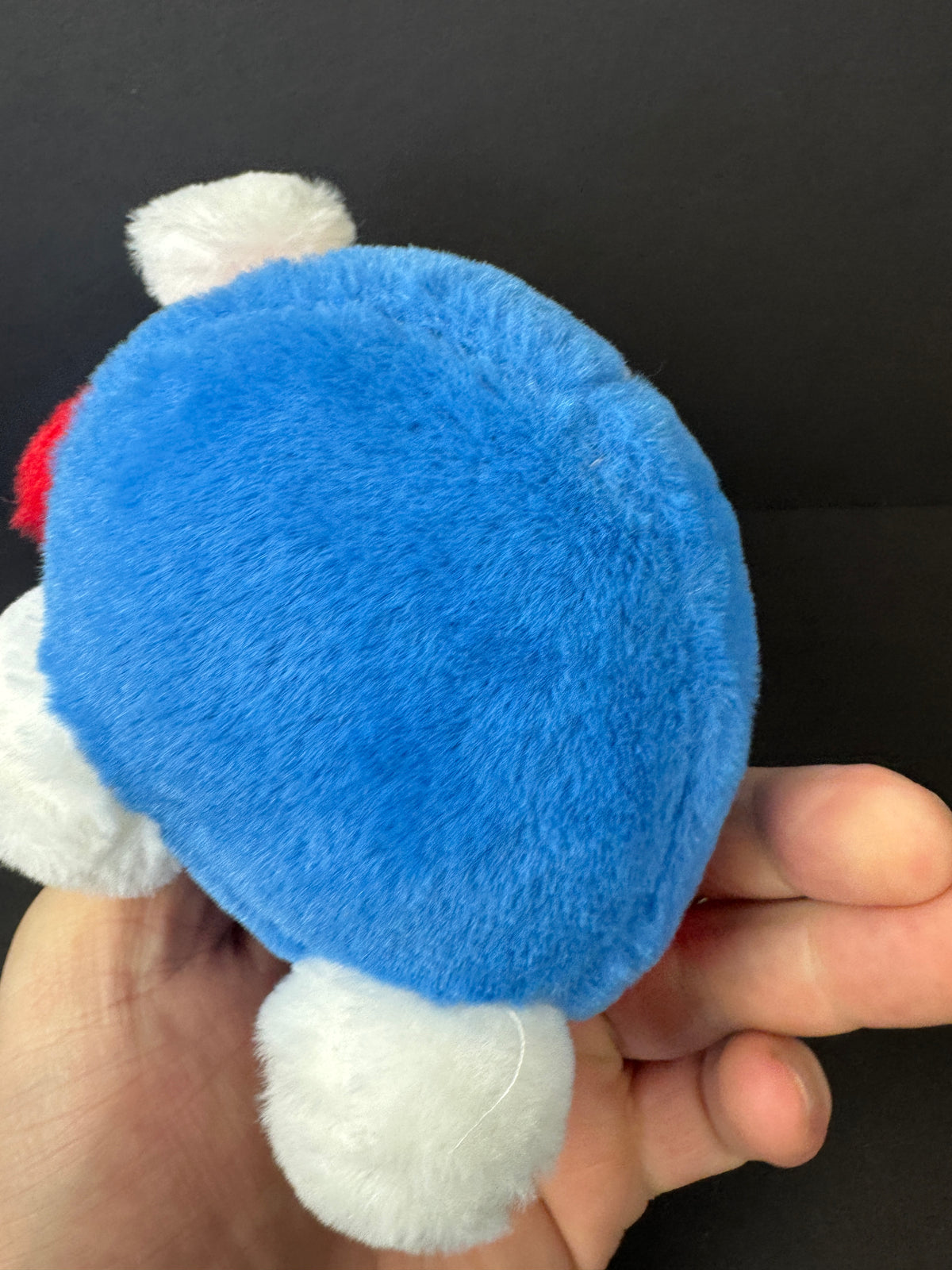 556 - Cinnamoroll Plush Mario Costume Red "M" Hat Blue Overalls White Red Blue Pink
