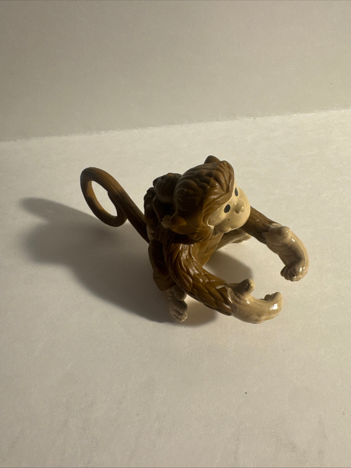 461 - fisher price monkey And Baby Brown Animal 2” Figure 1998 Vintage