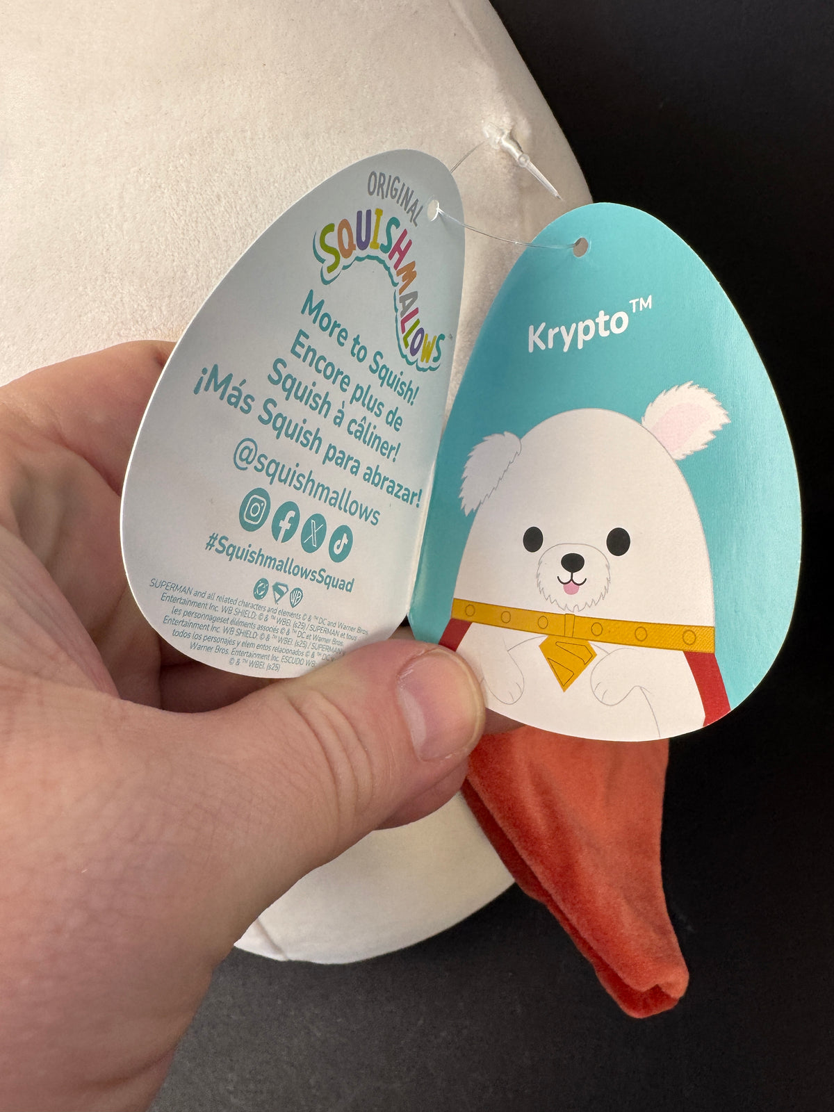 NEW 2025 Squishmallows Superman Krypto Super Dog  Target Exclusive 12”