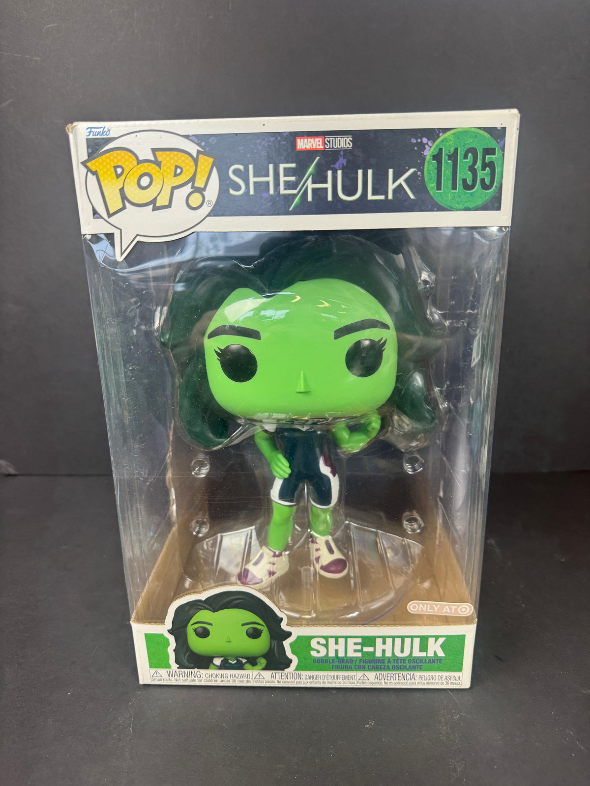 Funko Pop! Vinyl She-Hulk 10" Figure Marvel, Target Exclusive, #1135