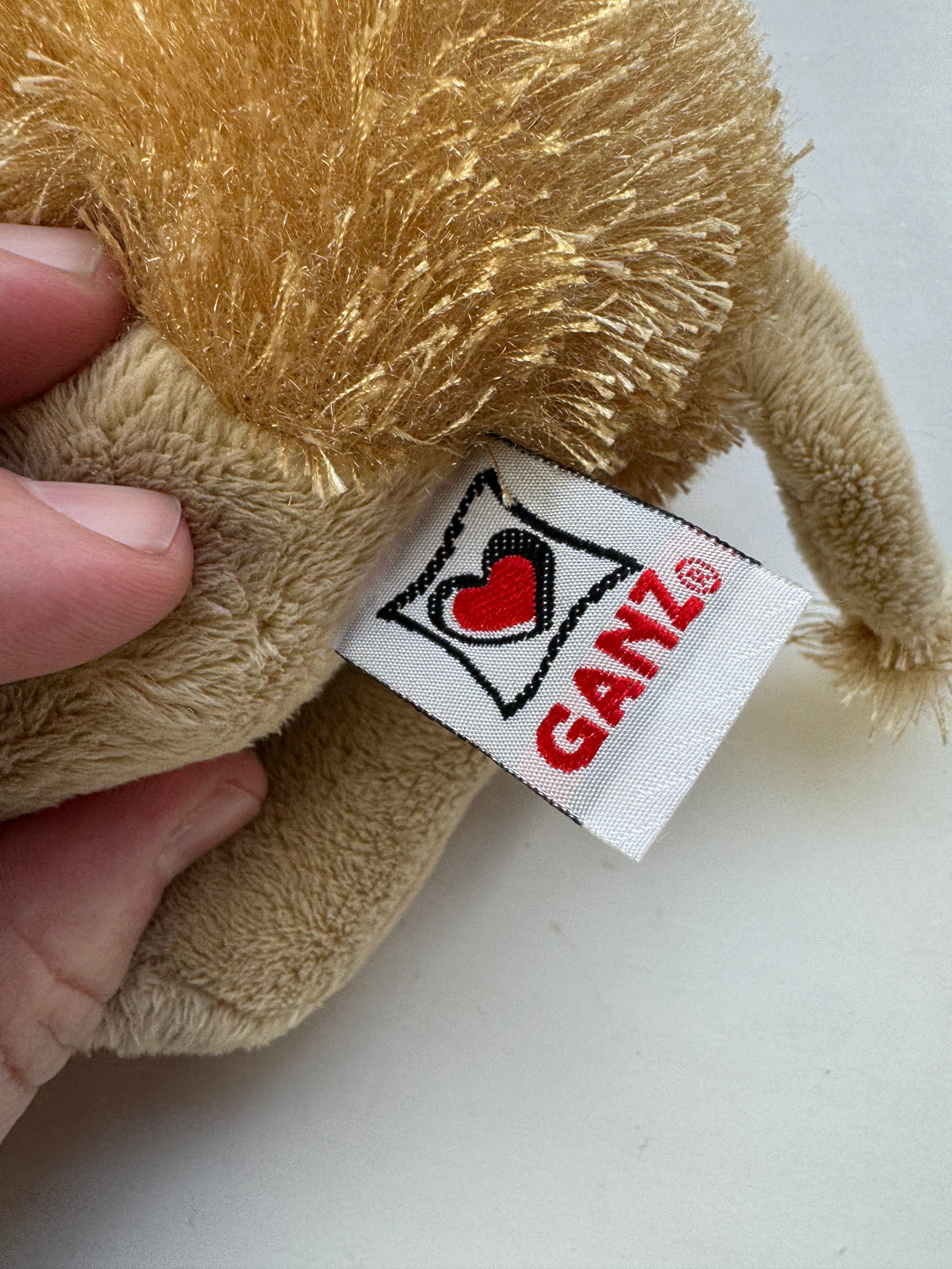 329 - Ganz Webkinz Plush Camel 8" Tan Stuffed Animal HM341 No Code