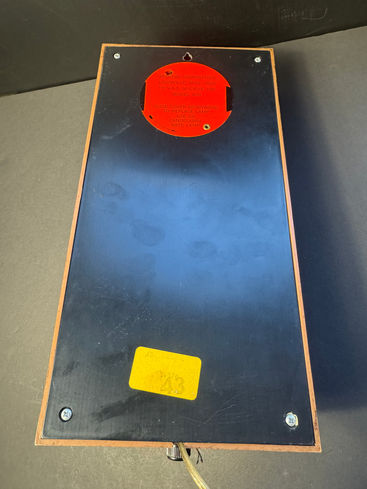 Custom twist on 1970's "Bar is Open" Spartus Model Wall Clock Light - TESTED & WORKING