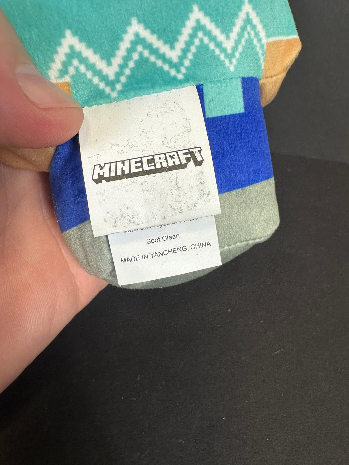 498 - Minecraft Steve Plush 10” Ruz Official Stuffed Pixel Character Soft Toy