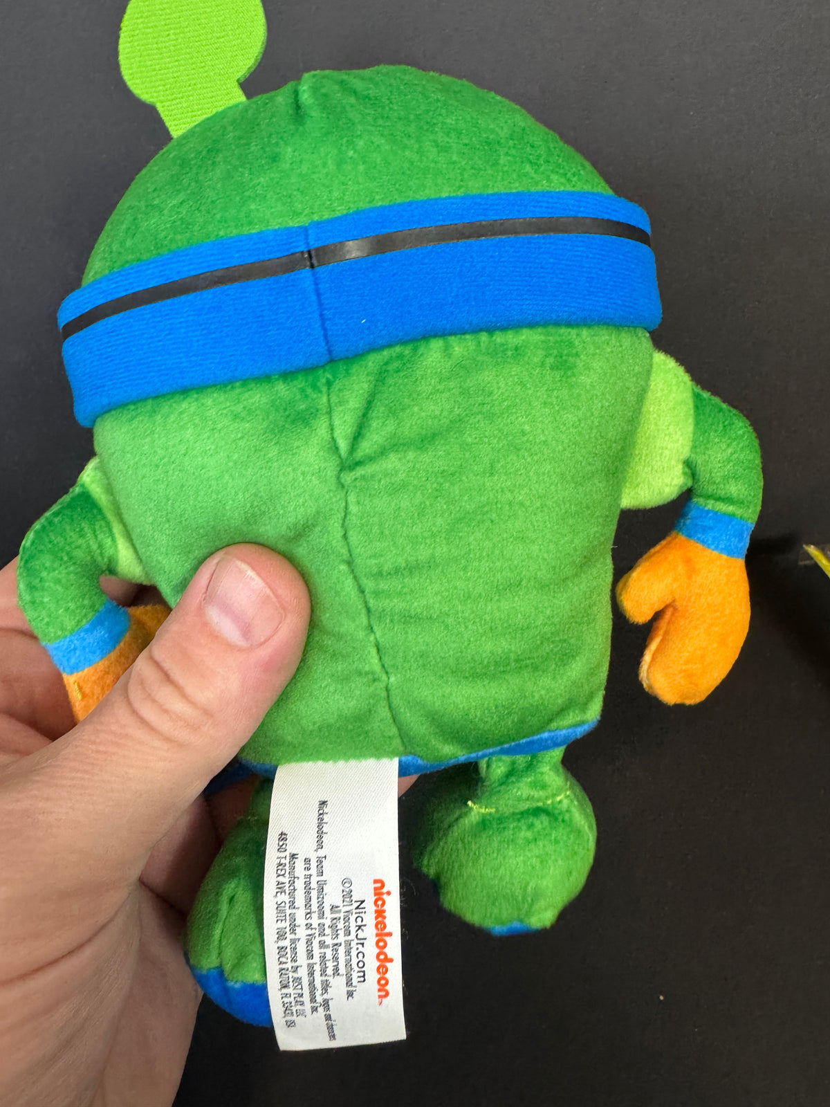 153 - Nickelodeon Team Umizoomi 8” Geo Boy Green Robot Plush Dolls 2021 Nick Jr Set/2