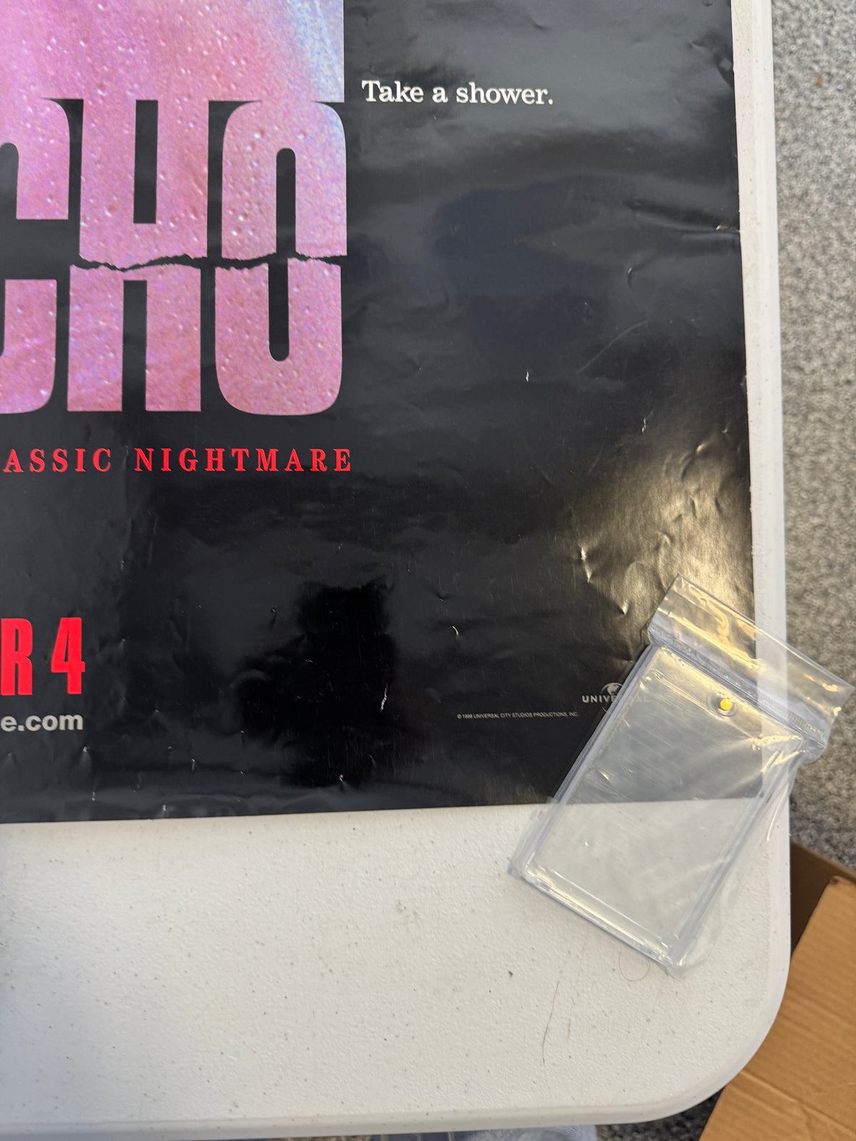 PSYCHO Original POSTER - 27 X 40 - 2 SIDED