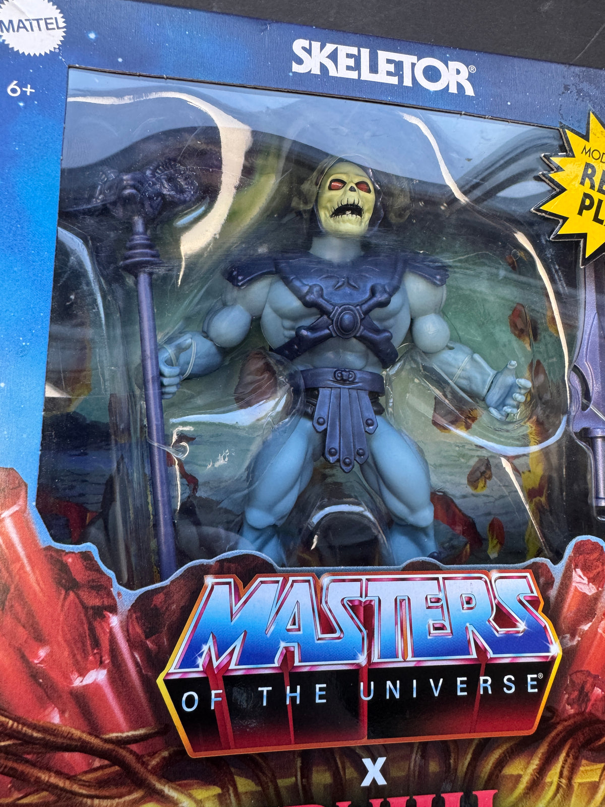 Masters of the Universe X Stranger Things Skeletor and Demogorgon Action Figure
