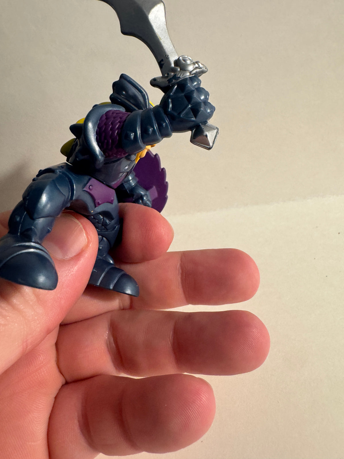 508 - Imaginext Fisher Price Great Adventures KING Purple Knight Shield Sword Armor